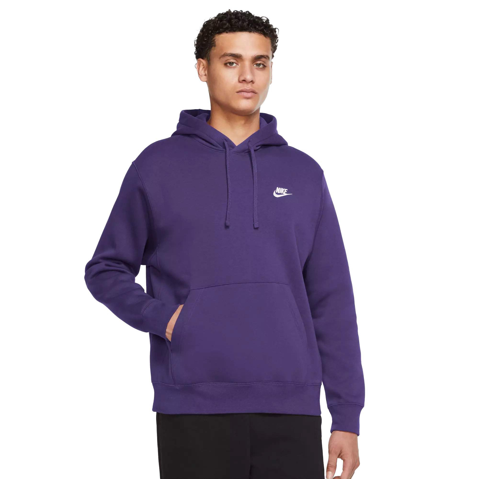 Black and purple nike hoodie sale